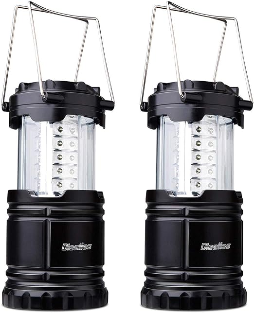 Amazon.com : Camping Lantern, Diealles 2 Pack Collapsible LED Lantern