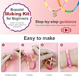 Dazhqp 31000 Clay Beads Bracelet Kit 192 Colours 3200 Beads Craft Set view 9