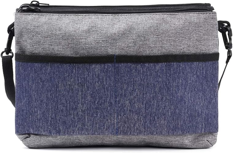 Amazon Co Jp サコッシュ メンズ レディース 軽量 バッグインバッグ ミニショルダーバッグ ブルー シューズ バッグ