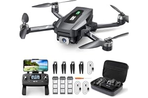 TENSSENX Foldable GPS Drone with 4K UHD Camera for Adults Beginner, TSRC Q8 FPV RC Quadcopter with Brushless Motor, 5G WiFi Transmission, Follow Me, Optical Flow, Smart Return Home, 90 Min Long Flight