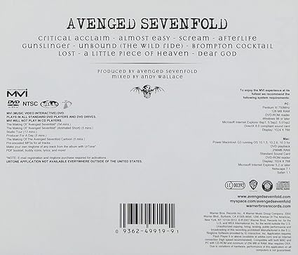 Avenged Sevenfold Mvi Amazon Co Uk Music