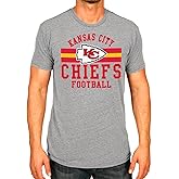 Team Fan Apparel NFL Adult Short Sleeve Team Stripe Tee - Adult T-Shirt for Men & Women with Cotton & Polyester - Tagless