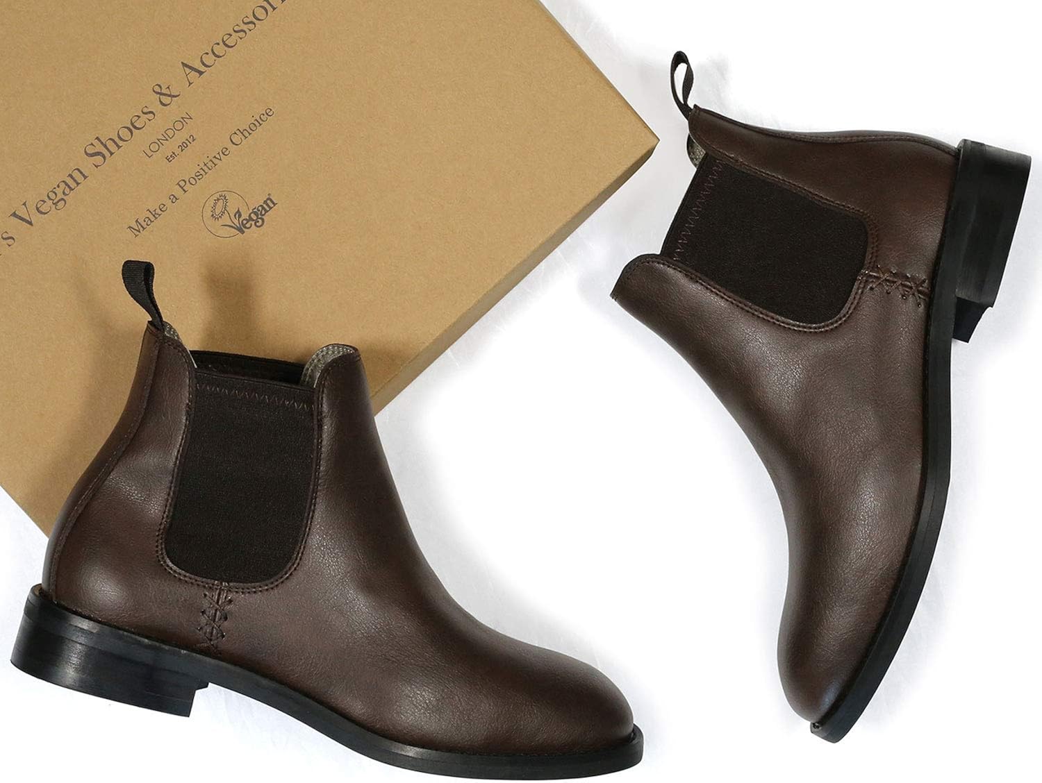vegan waterproof chelsea boots