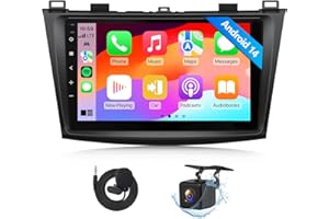Eonon Android 14 Radio Compatible with Mazda 3 2010 2011 2012 2013 CarPlay & Android Auto, 3GB+32GB Car Stereo for 2010-2013 