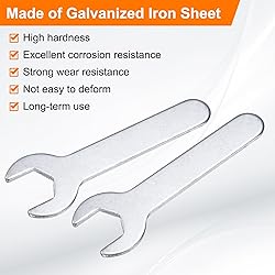 HARFINGTON 10pcs Small Wrench 12x70x2mm Metric