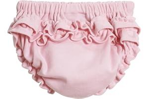 CITY THREADS Girls Soft Cotton Ruffle Diaper Cover