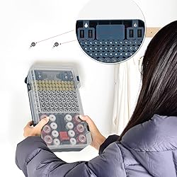 Battery Organizer Storage Case with Tester