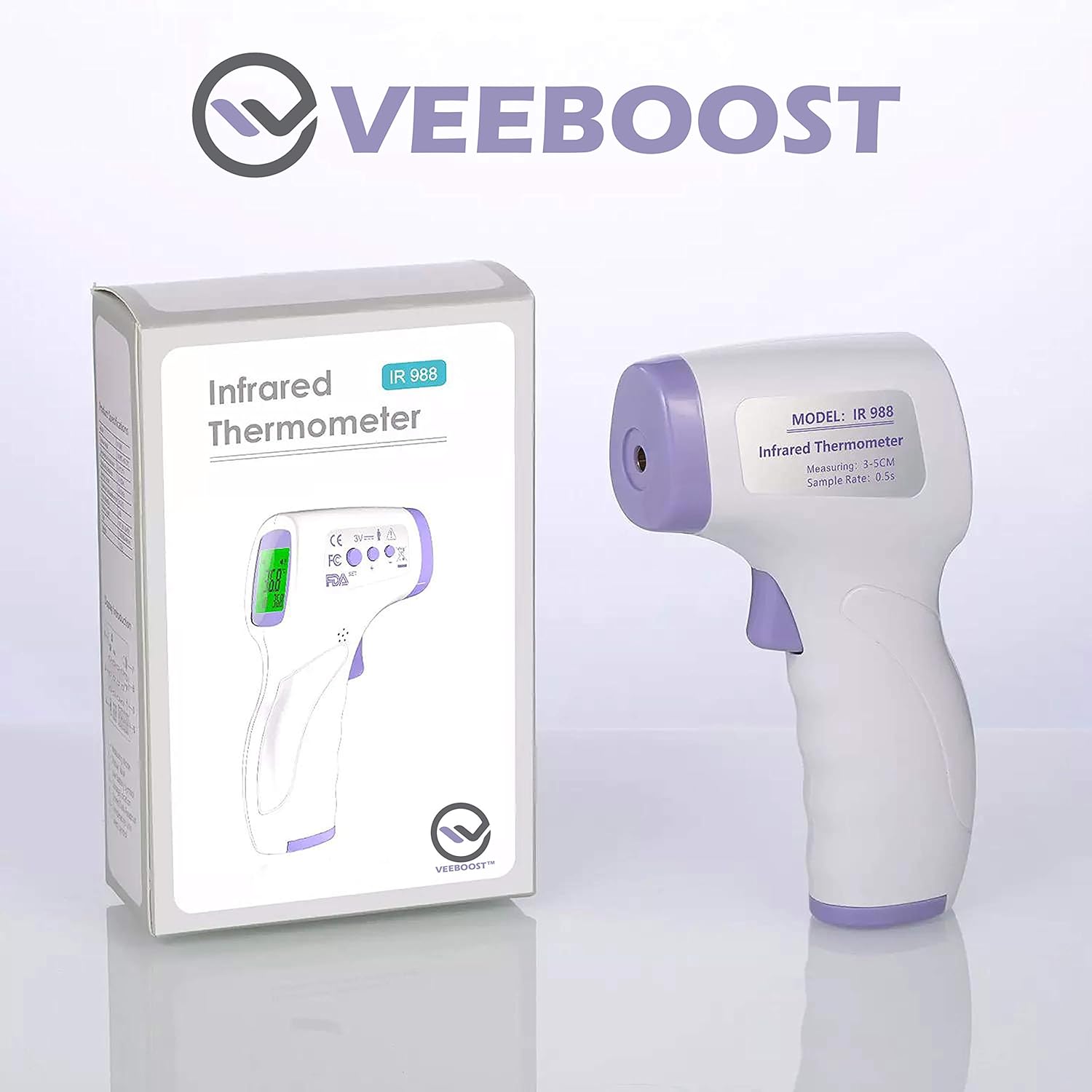 Forehead Thermometer for Adults, Kids, or Baby Non Contact No Touch Digital Infrared for Fever Medical Home Use Instant Reading with Fever Alarm: Industrial & Scientific