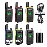 TIDRADIO Waterproof Walkie Talkies for Adults,22 CH