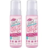 Dippity-Do Girls With Curls De-Frizz Curl-Boosting Mousse Duo, 2 Pack | Lightweight styling foam hydrates with hibiscus &amp; olive oil for soft, touchable, crunch-free hold with natural shine.