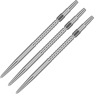 Target Darts Swiss Fire Points 3 Pack 35MM Silver - Darts Tips