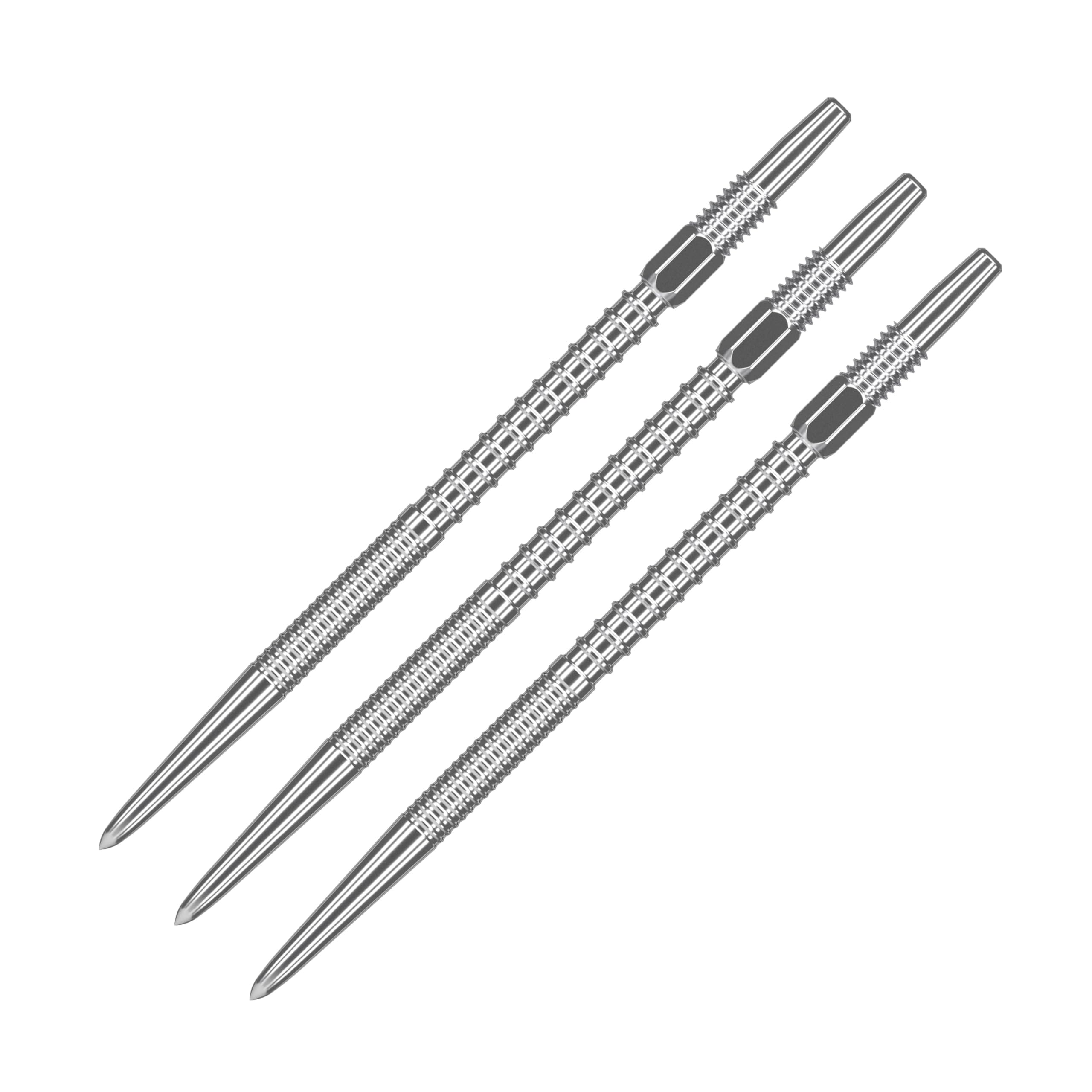 Target Darts Swiss Points, Fire Swiss Point Dart Tips (3 Pack Set of Tips) 40MM, Silver | Change Dart Points, Professional Darts Accessories