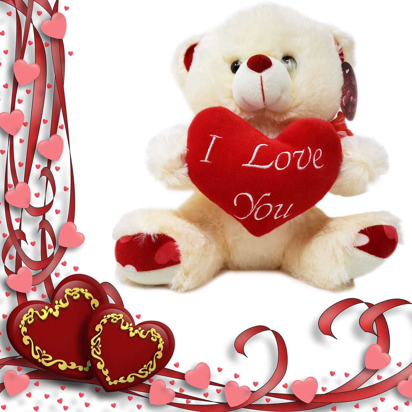 Cute Soft Cuddly Teddy Bear Gift Present Birthday Xmas Valentine London Teddy Bears I Love Angelina New Toys Games Stuffed Animals Teddy Bears