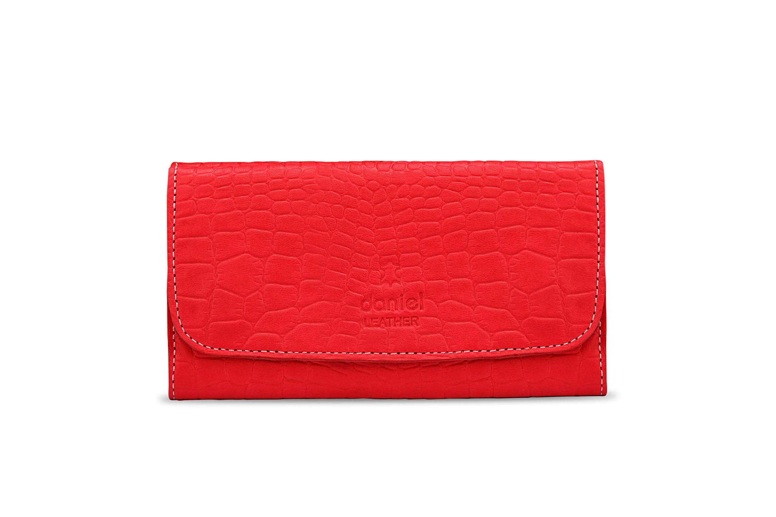 Genuine Croc Leather Premium Quality Tobacco Pouch (Red) — image 1
