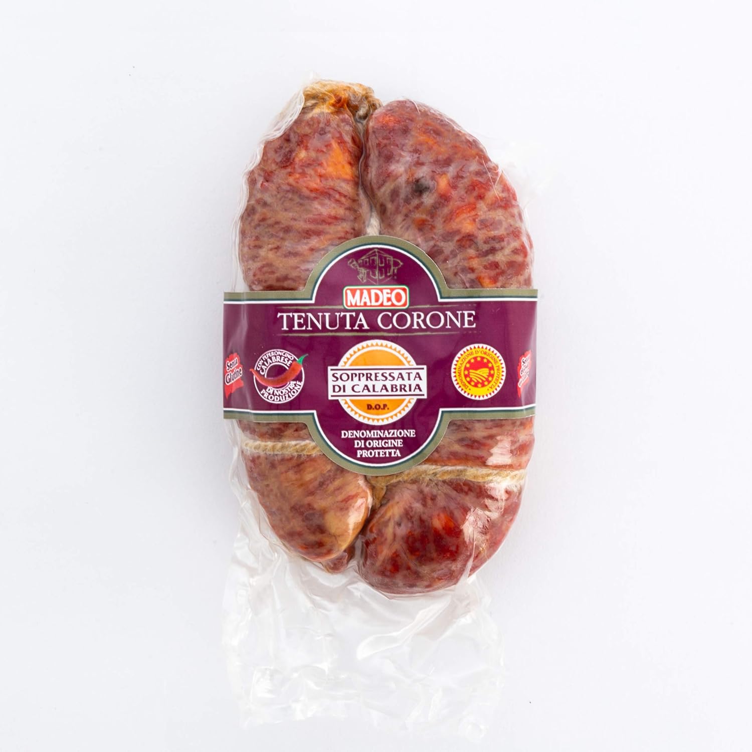 Madeo Soppressata di Calabria D.O.P. senza Glutine e senza Derivati