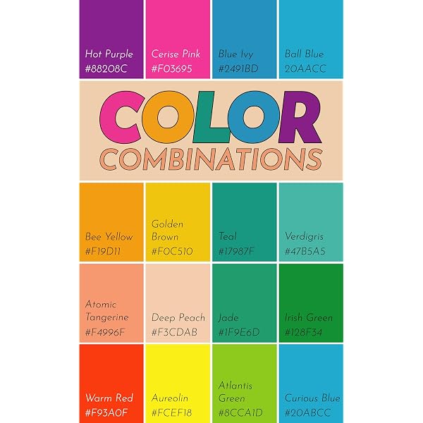 Color Palette Book: 205 Color Schemes, Inspiration for Graphic