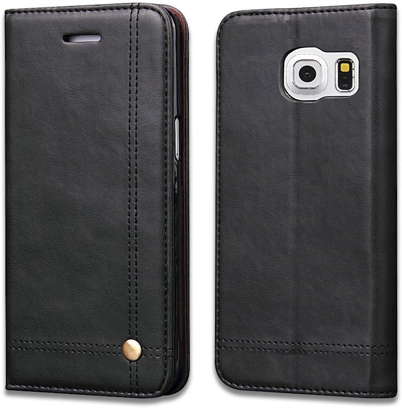 Hoko Magnetic Flip Cover for Samsung Galaxy S7 Edge - Black