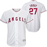 Outerstuff Mike Trout Los Angeles Angels MLB Kids 4-7 White Home Player Jersey