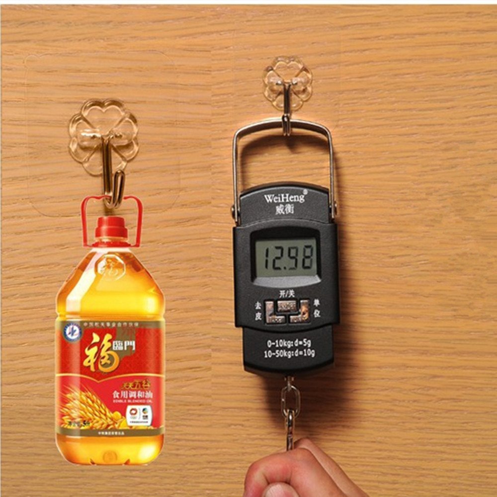 Command Hooks Transparent Heavy Duty Command Hook Wall Mount Hanging