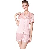 LEPTON 100% Mulberry Silk Short Sleeve Pajama Set