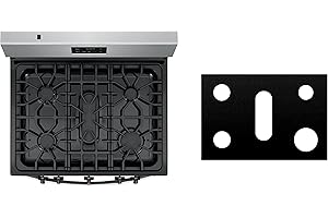 NXG Custom Fit Reusable Burner Liner for Frigidaire Gas Range Stove Protect Your Stovetop with this Splatter Guard Cover - GCFG3060BF