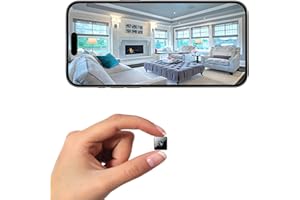 HOWKOW Mini Wireless Camera Home Security cámaras Indoor/Outdoor Cam 1080P HD Small Smart WiFi House Cameras Micro House Nanny Cams Battery-Powered with Clear Night Vision and Motion Detection Baby Monitor