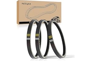 Nilight Go Kart Drive Belt 40 Series Torque Converter Belt Replacement for Comet 203785A Comet 203785 MANCO 12346 40 Series, 3 Pack