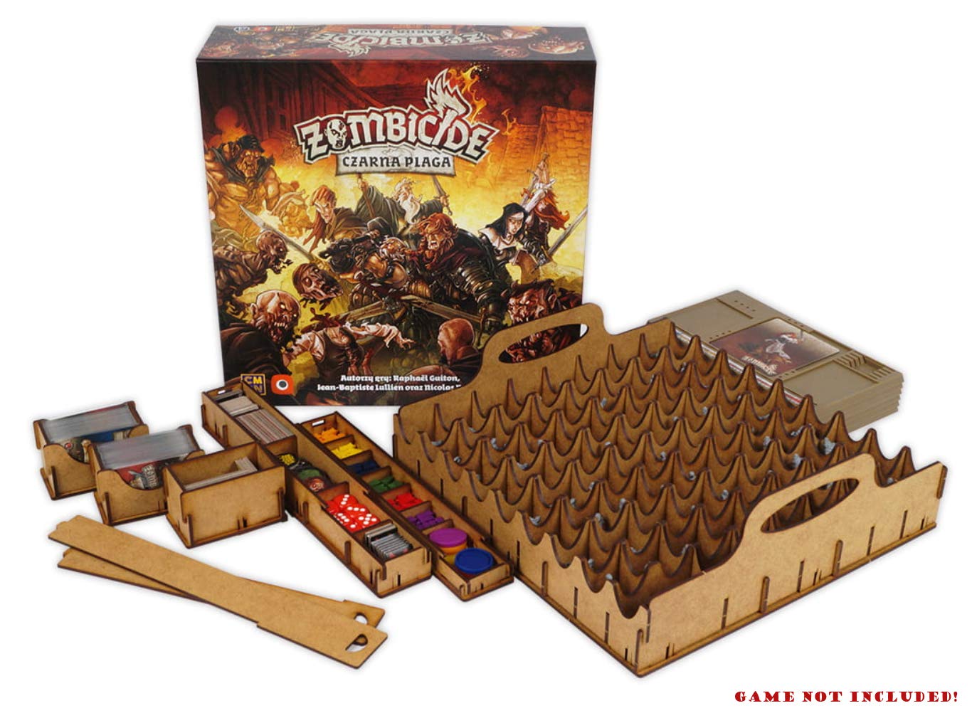 docsmagic.de Organizer Insert for Zombicide Black Plague Box — image 1