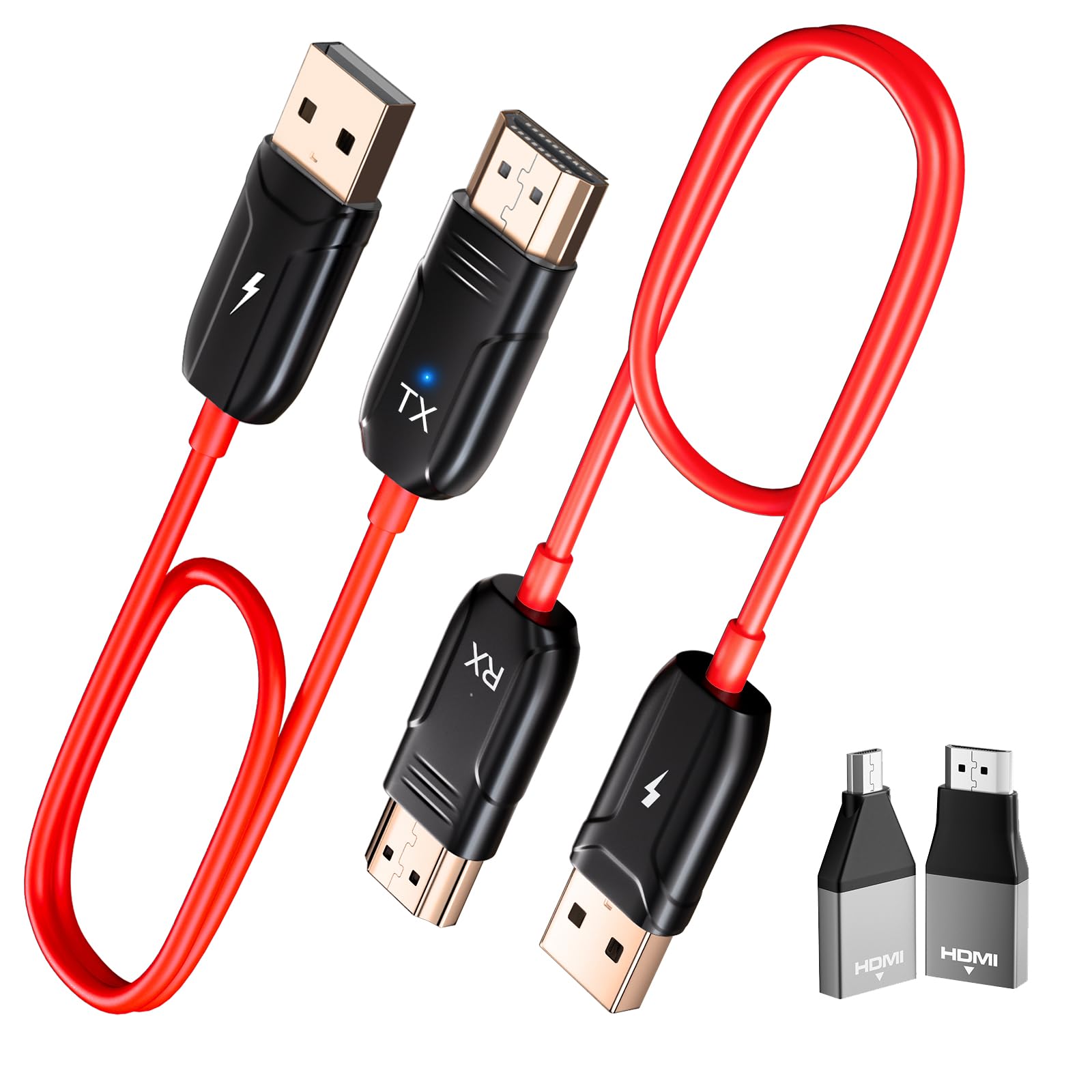 Photo 1 of INVERSE NET Wireless HDMI Transmitter and Receiver, 4K Decode 1080P@60Hz Ultra HD Output, HDMI Wireless Support 2.4/5G Plug & Play for Video Streaming and Audio to Monitor from PC/Projector/TV Box