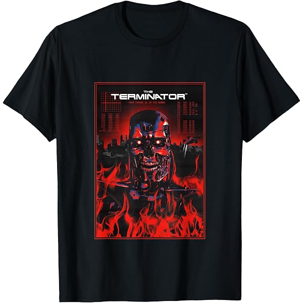 Amazon.com: The Terminator T-800 Head Red-Eyed Machine Sci-Fi