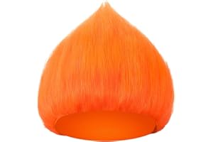 Geyoga Unisex Funny Wig Hairy Costume Funky Hairband Crazy Wig Hair for Halloween Costume Party