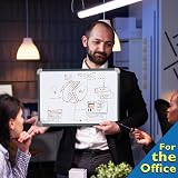 Fridge Magic A3 Whiteboard Magnetic Metal Surface 40x32cm with Frame view 5