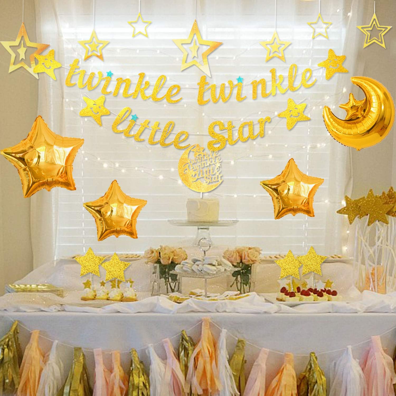 Twinkle Twinkle Little Star Baby Shower Decorations Supplies Kit By
