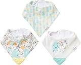 Nuby Bandana Teething Bibs Pack of 3 with Teething Corner