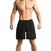Tough Mode Mens Ultra Lightweight WOD Bodybuilding Workout Training Running Lifting Shorts Pocket