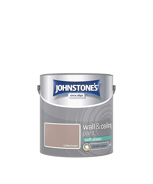 Johnstone's 304139 Vinyl Soft Sheen Coffee Cream, 2.5 Litre Amazon.co