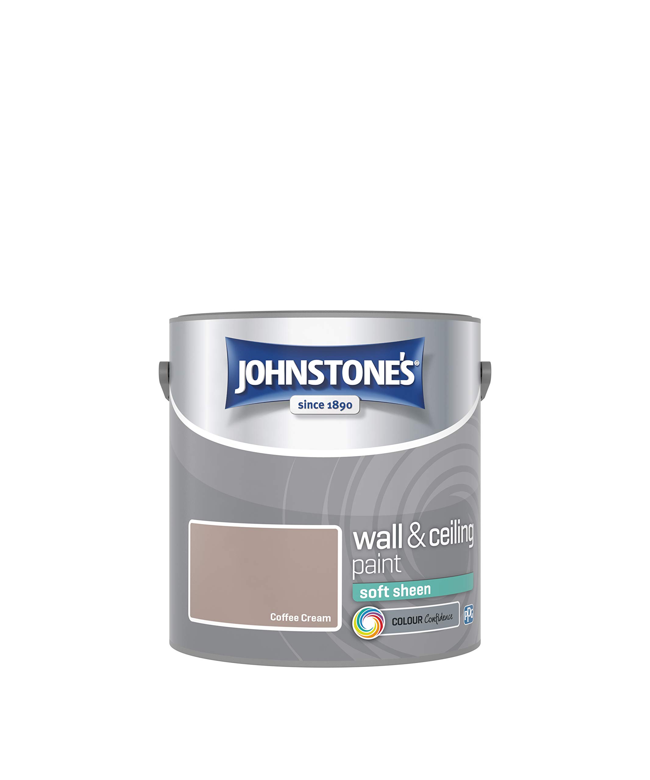 Johnstone's Wall and Ceiling Soft Sheen Emulsion Paint - Coffee Cream 2.5L