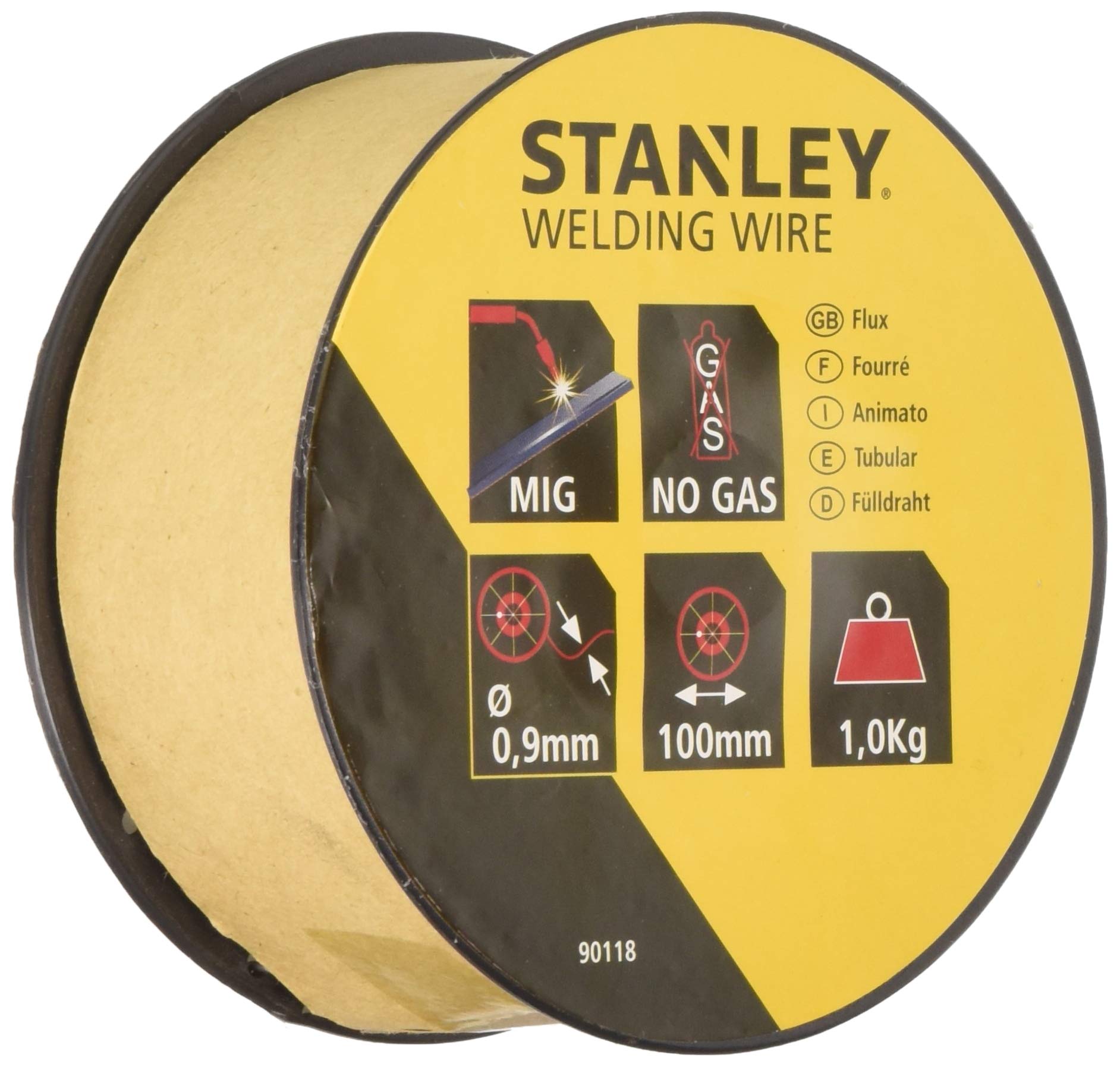 Stanley 460628 Fill Wire Reel No Gas Welding Kit Diameter 0.9 mm