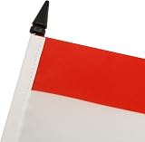 AZ FLAG Hungary Table Flag 5x8 in 21x14 cm with Pole & Black Base view 4