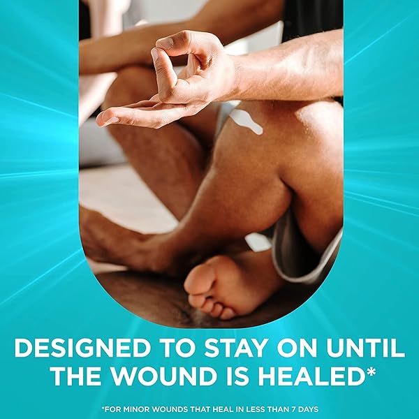 BAND-AID BRAND HYDRO SEAL ADHESIVE WATERPROOF BANDAGES, LARGE HYDROCOLLOID GEL PATCH FOR FIRST AID SUPPORT BETTER HEALING FOR MINOR BLISTERS, CUTS & SCRAPES, 6 COUNT