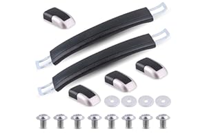 ZOKLU Suitcase Handle Replacement Luggage Suitcase Straps - 2 PCS Luggage Handle Suitcase Holder Replacement Handles for Bag Black Luggage Straps Plastic Handle - 8.8" Luggage Replacement Handle Strap