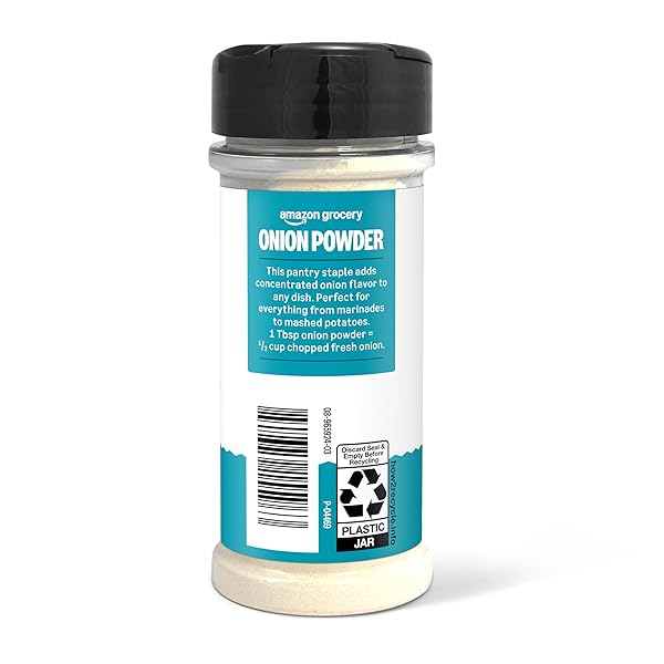 AMAZON GROCERY, ONION POWDER, 2.85 OZ (PREVIOUSLY HAPPY BELLY, PACKAGING MAY VARY)
