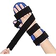 Scurnhau Resting Hand Splint, Night Sleeping Carpal Tunnel Wrist & Finger Splint, Stroke Hand Brace with Finger Support for Finger Contractures, Tendonitis, Arthritis, Fits Left and Right Hands, L