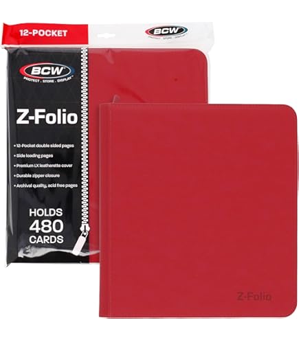 Amazon.com: BCW Z-Folio LX Zipper Portfolio - Premium Blue