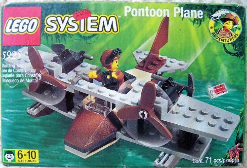 LEGO Adventurers Amazon 5925 Pontoon Plane