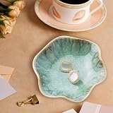 CavspkArt Ceramic Jewelry Dishes Green Vintage Blue 11x3cm view 9