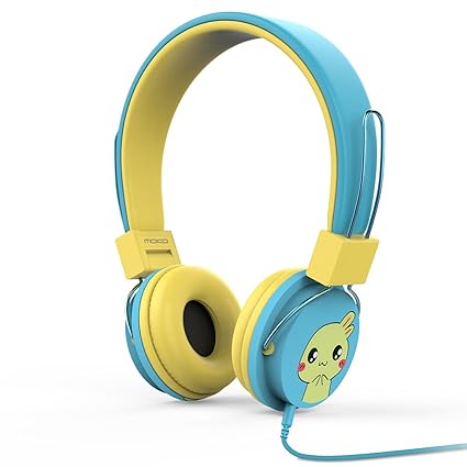 MoKo Kinder Kopfhörer - 1.5m On-Ear-Kopfhörer Music Gaming Wired Leicht Kopfhörer Headset Headphone mit Lautstärkenregler für