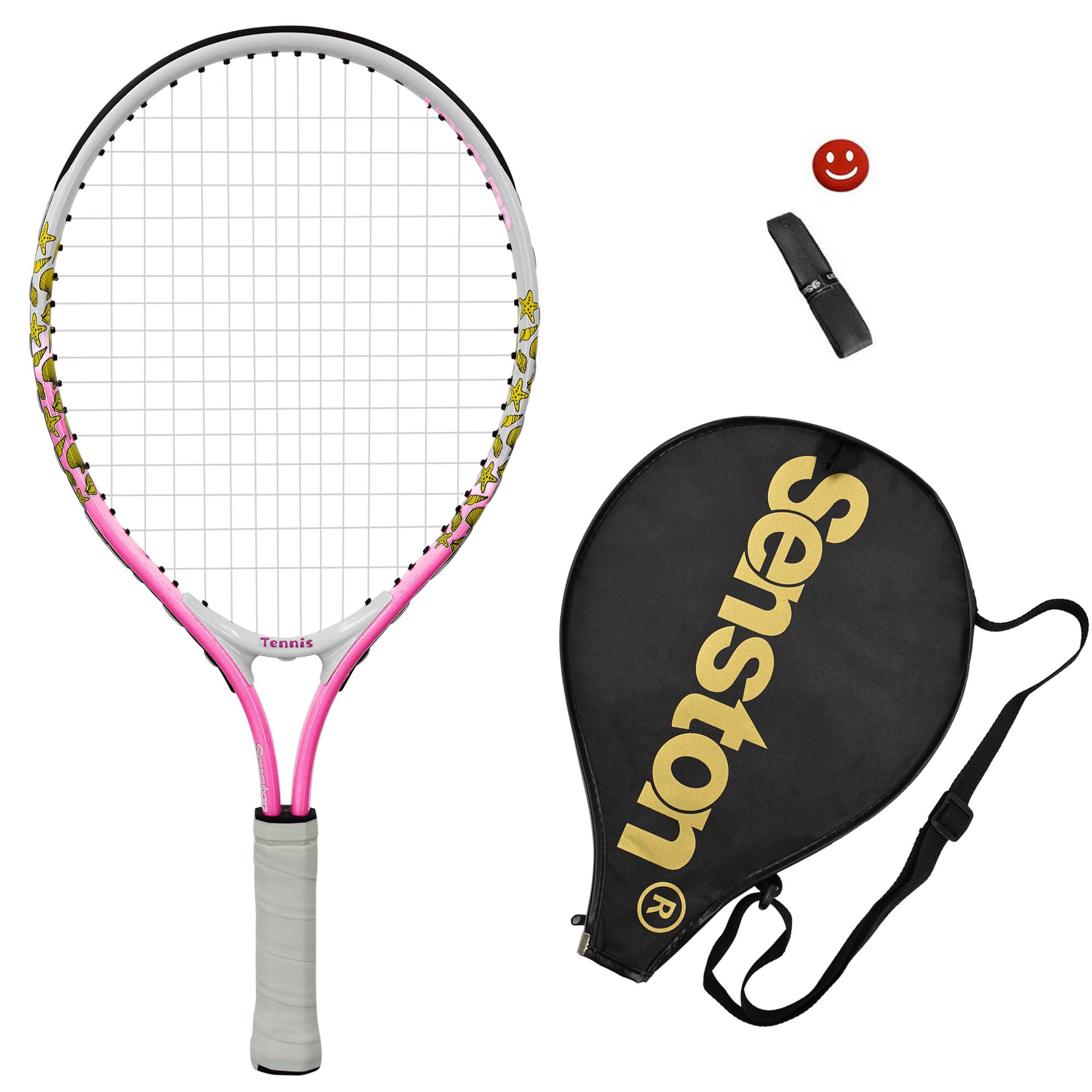 Senston 17'' Tennis Racket for Youth - Lightweight, Durable, Easy Grip, Beginner-friendly