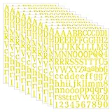WNYT 1210 Letter Stickers 10 Sheets Alphabet