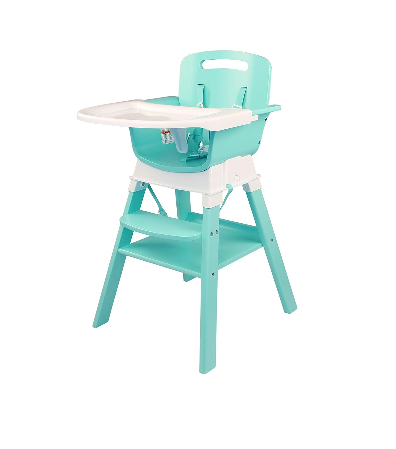 teal high chair
